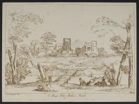 Italian landscape with figures