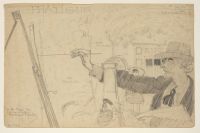 Caricature of Roger Fry