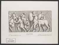 Plate 21 of 'Admiranda Romanarum Antiquitatum ac Veteris Sculpturae Vestigia': Captivi