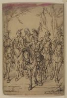 Cavalrymen on the march