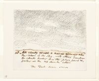 Cloud study (after Alexander Cozens' 'Engravings of Skies')