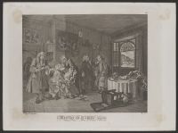 Marriage A-la-Mode, Plate 6, The Lady's Death