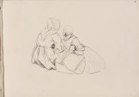 Two seated women