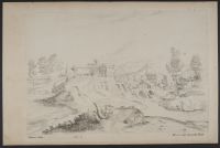 Landscape with figures and a river
