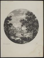 Landscape with trees and figures