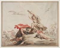 David slaying Goliath