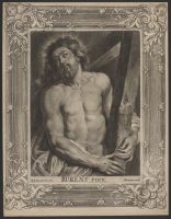 Christ Holding the Cross after the Resurrection