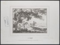 Two men riding horses