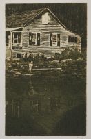 Camp Forestia, from the 'Grasshopper' series of etchings