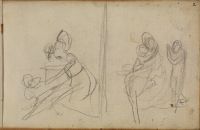 Page of a sketchbook (recto)