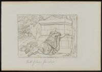 Gaius Gracchus and his servant Philocrates lying dead in a wood