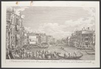 Nauticum Certamen cum Prospectu ab Aedibus Balborum, ad Pontem Rivoalti (View of the Regatta)