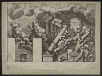 Giants crushed by boulders and collapsing columns