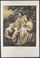 Holy Family with St Elizabeth and the infant Baptist