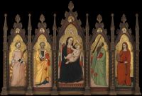 P.1947.LF.294 Polyptych - Virgin and Child Enthroned with Four Saints