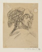 Head of Man, turned to right