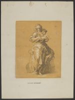 Woman with children (Charity?)