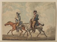 Moutonnet and Boulot on horseback, a scene from La Route de Poissy