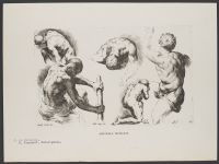 Studies of male figures