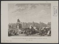 Les bustes de M.rs d'Orleans et Necker portés a la place Louis XV