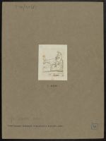 Peasant seated on a mule