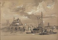 River scene as on page 1, with bridge viewed more frontally