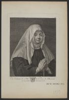 A nun praying