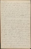 Page of a sketchbook with manuscript text (recto and verso)