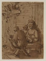 Holy Family at the fireside