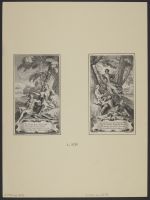 Pastoral scene with a young man playing pipes, and a young girl crowning him with a garland