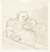 Man asleep in an armchair