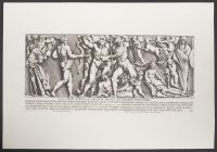Plate 67 of 'Admiranda Romanarum Antiquitatum ac Veteris Sculpturae Vestigia': Mors Hominis ex Fabulis et Mystica Antiquorum Philosophia