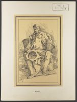Seated male figure, from "Rustic Figures after Nature"