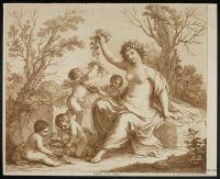 Flora with four putti
