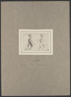The gentleman in a coat posing with his hip (le gentilhomme au manteau posé sur la hanche)