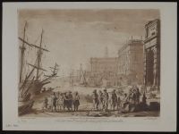 Seaport with the Campidoglo