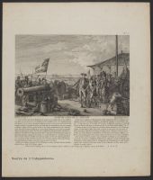 French troops taking the English fort of Grenada (Prise de l'Isle de la Granade)
