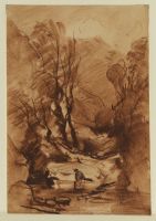 Mountain stream (recto)
