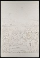 Iris sent by Juno to Turnus; The Rutile troops attack the Trojan camp