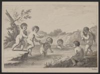 Six children swimming