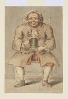 Seated man with a tankard