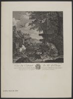 Farmyard scene with animals