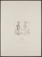 Turk facing forwards with right hand on his hip (le turc vu de  face, la main droite posée sir la hanche)
