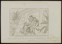 Cleopatra and her servants lifting Mark Antony into a tomb