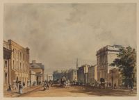 Whitehall, looking towards Saint Martin's in the Fields
