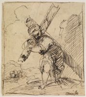 Christ carrying the Cross (recto)