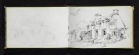 Terraced cottages, Wales (recto)
