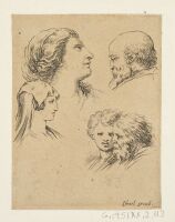 Five Studies of Bearded Men and Young Women