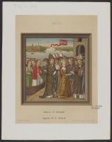 Saint Ursula before the Bishop of Mainz