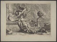 Title page to Views of Ruins of the City of Brussels